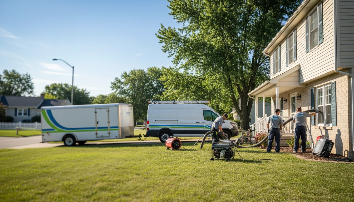 Flooded Basement Restoration And Cleanup With Repair in Beeler, KS near me